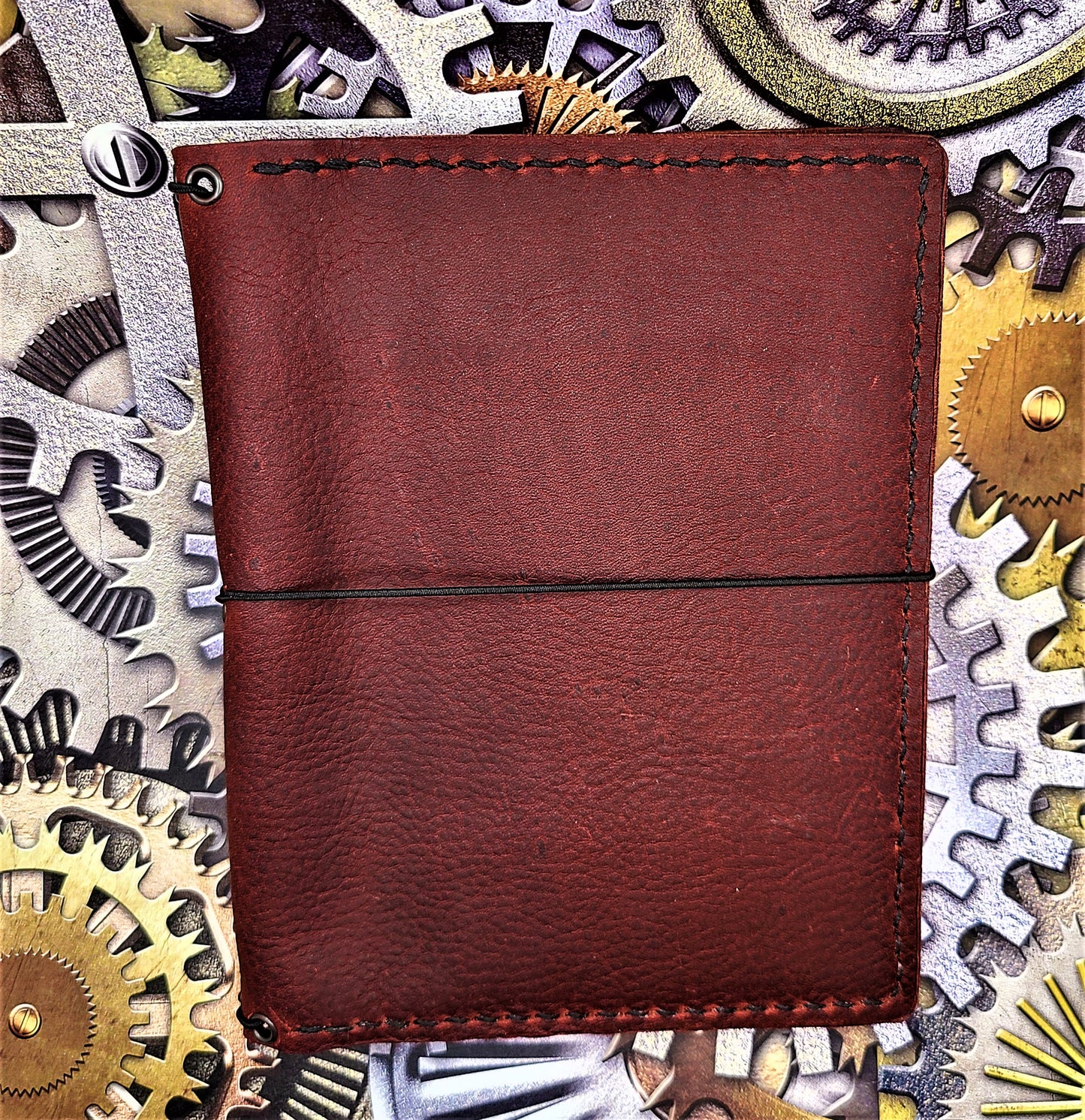 Steampunk Leather B6 Travelers Notebook