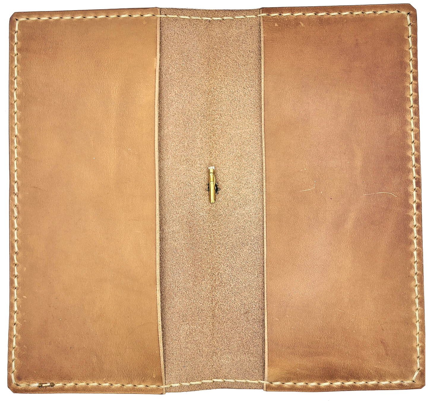 Hobonichi weeks and weeks mega cover, natural veg tanned leather, hand crafted, tan, folio style