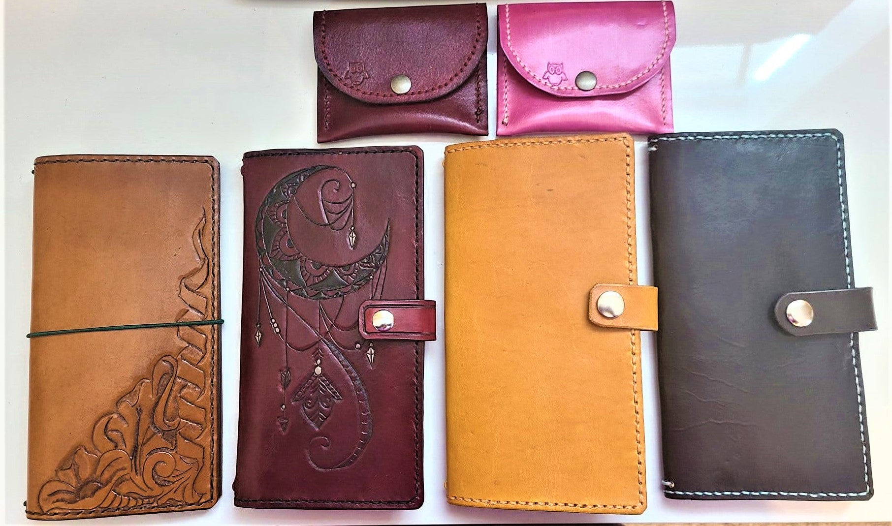 Leather hobonichi weeks covers, Leather hobonichi covers