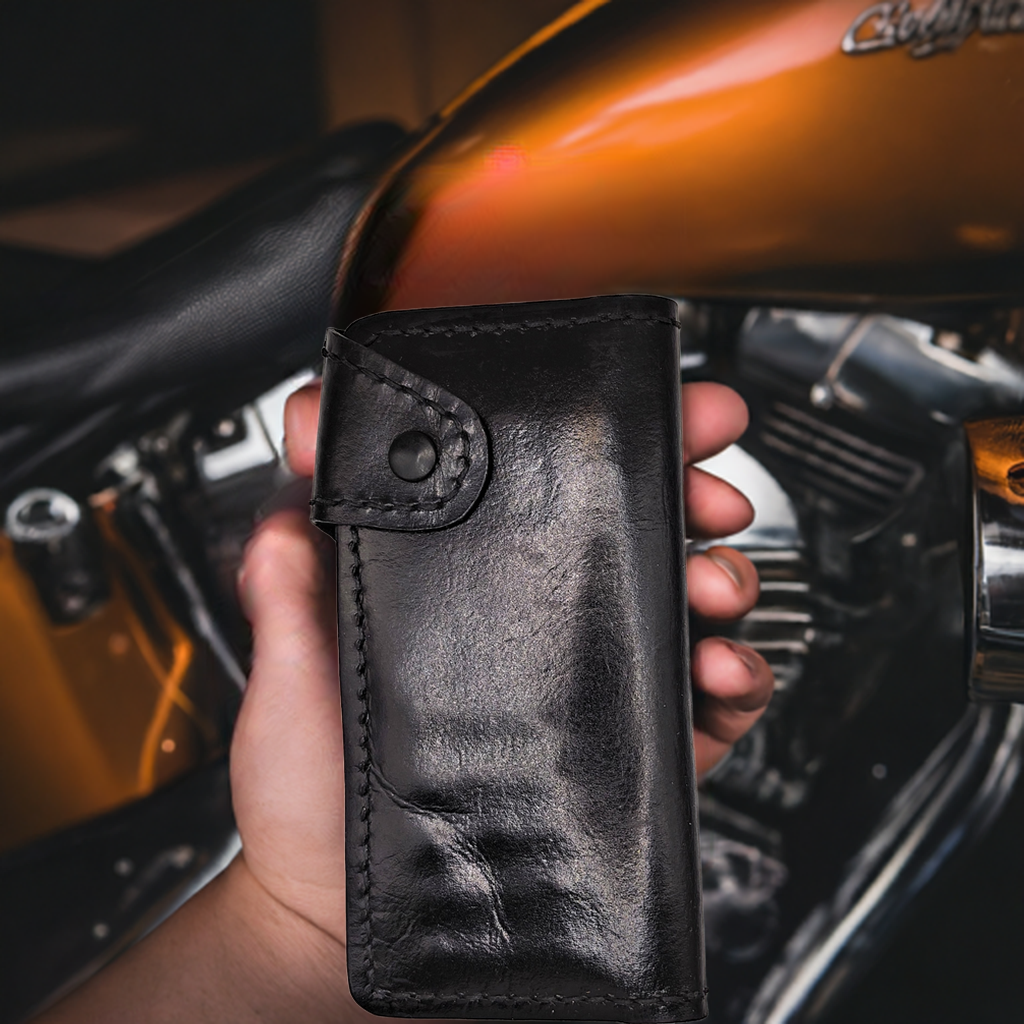 Leather Moto Wallet