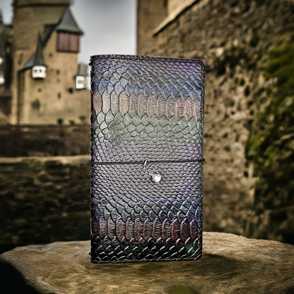 Gothic Travelers Notebook - Dracul Dragon Skin