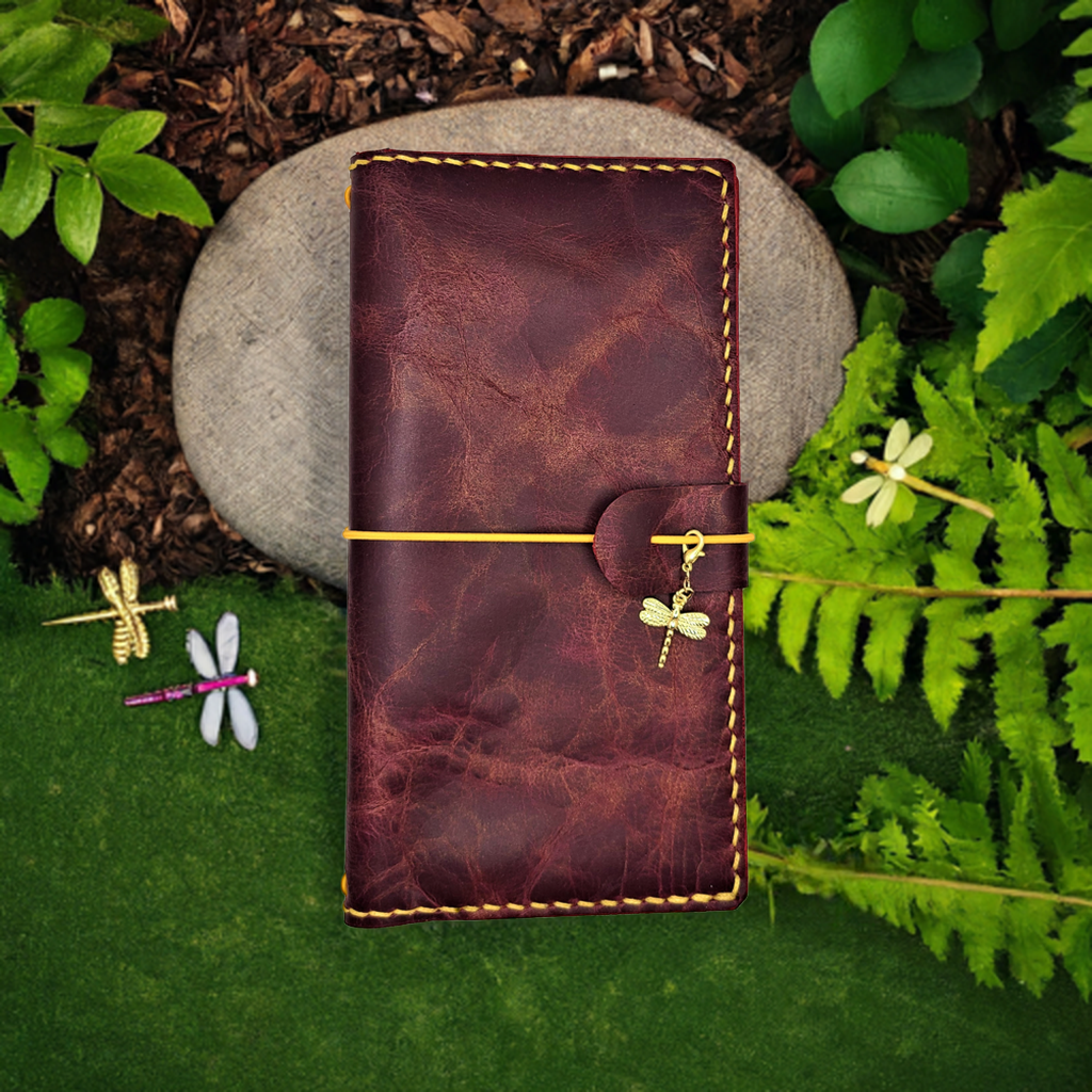 Leather Weeks, Leather Weekly Planner Cover - Libelle
