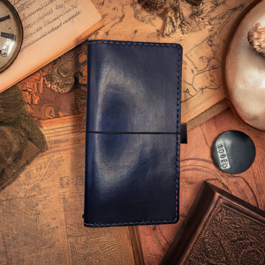 Gothic Weeks, Leather Weekly Planner Cover - Raven Collection