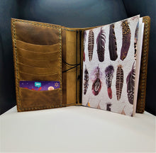 Load image into Gallery viewer, Steampunk Leather B6 Travelers Notebook
