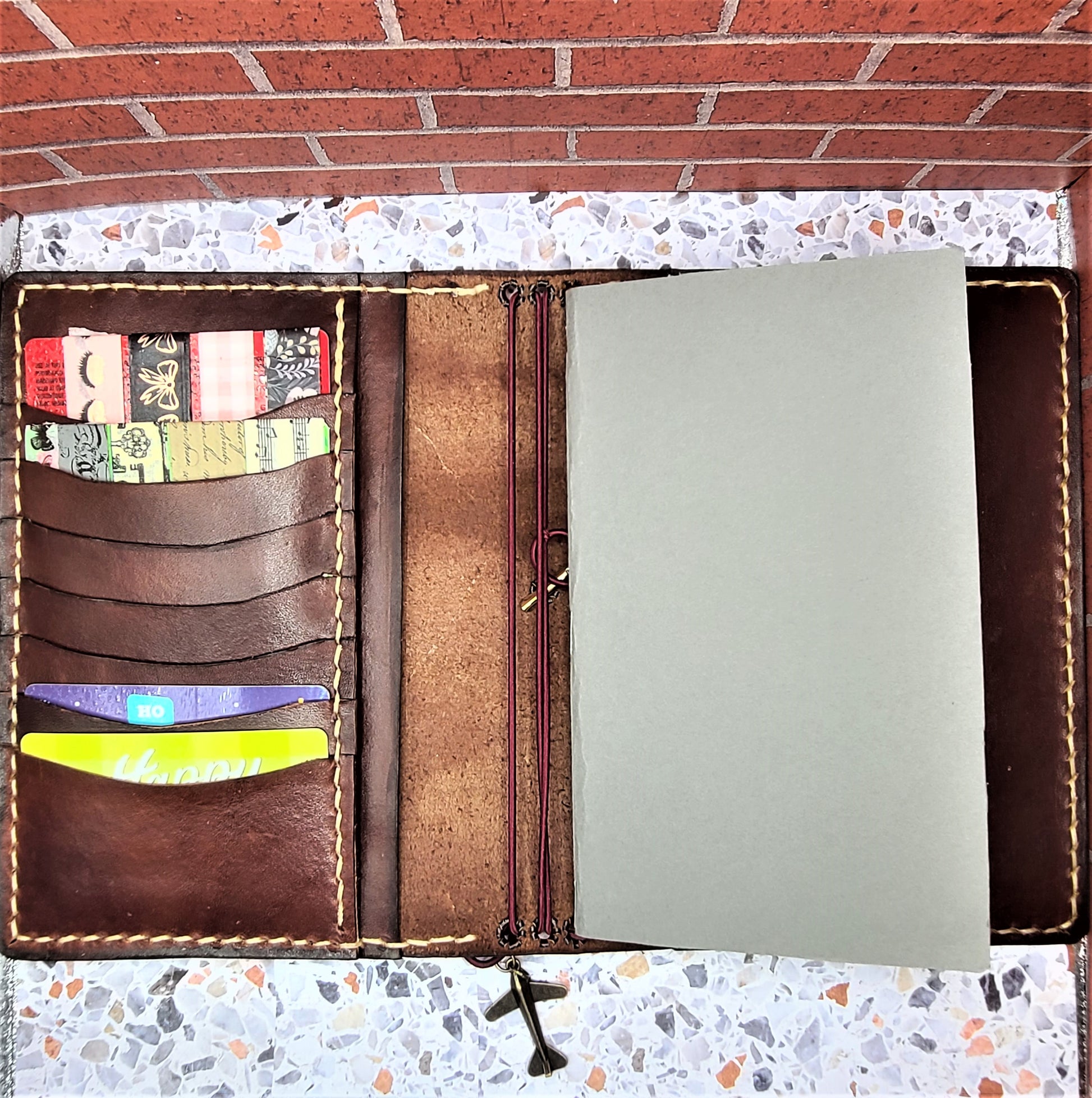 Steampunk Leather B6 Travelers Notebook
