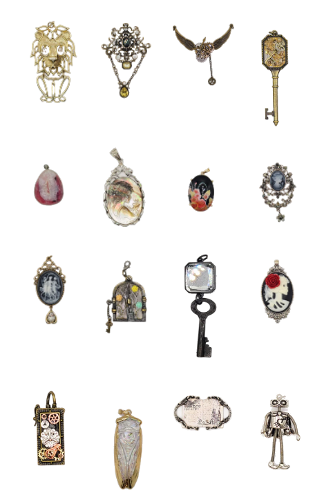 Large Gothic Charms