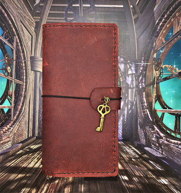 Steampunk Leather Hobonichi Weeks and Mega Cover