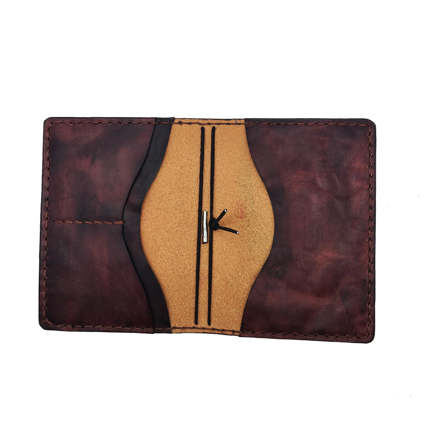 Steampunk Leather Passport Travelers Notebook, passport cover, passport wallet