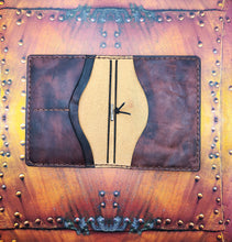 Load image into Gallery viewer, Steampunk Leather Passport Travelers Notebook
