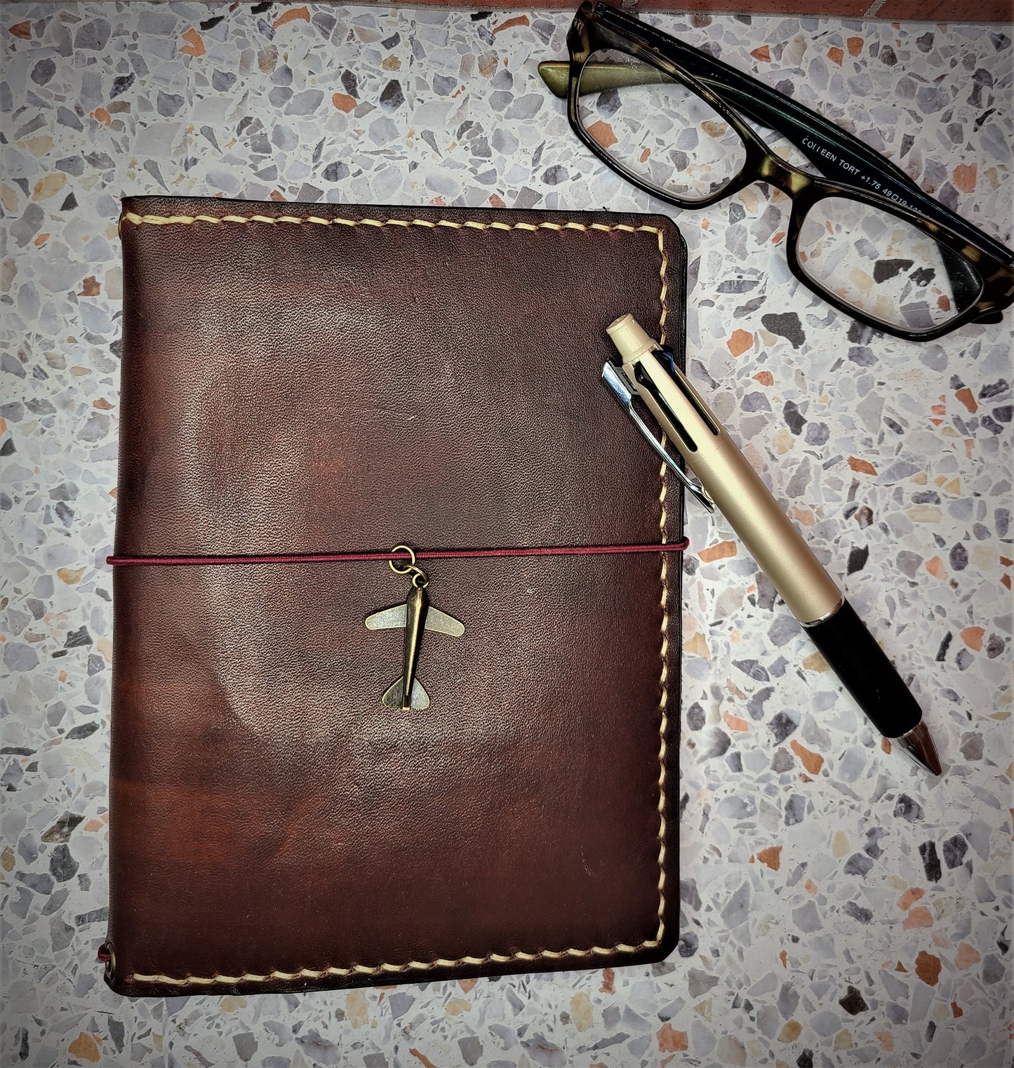 Steampunk Leather B6 Travelers Notebook