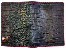 Load image into Gallery viewer, Gothic Leather Travelers Notebook Pocket - Dracul Dragon Skin
